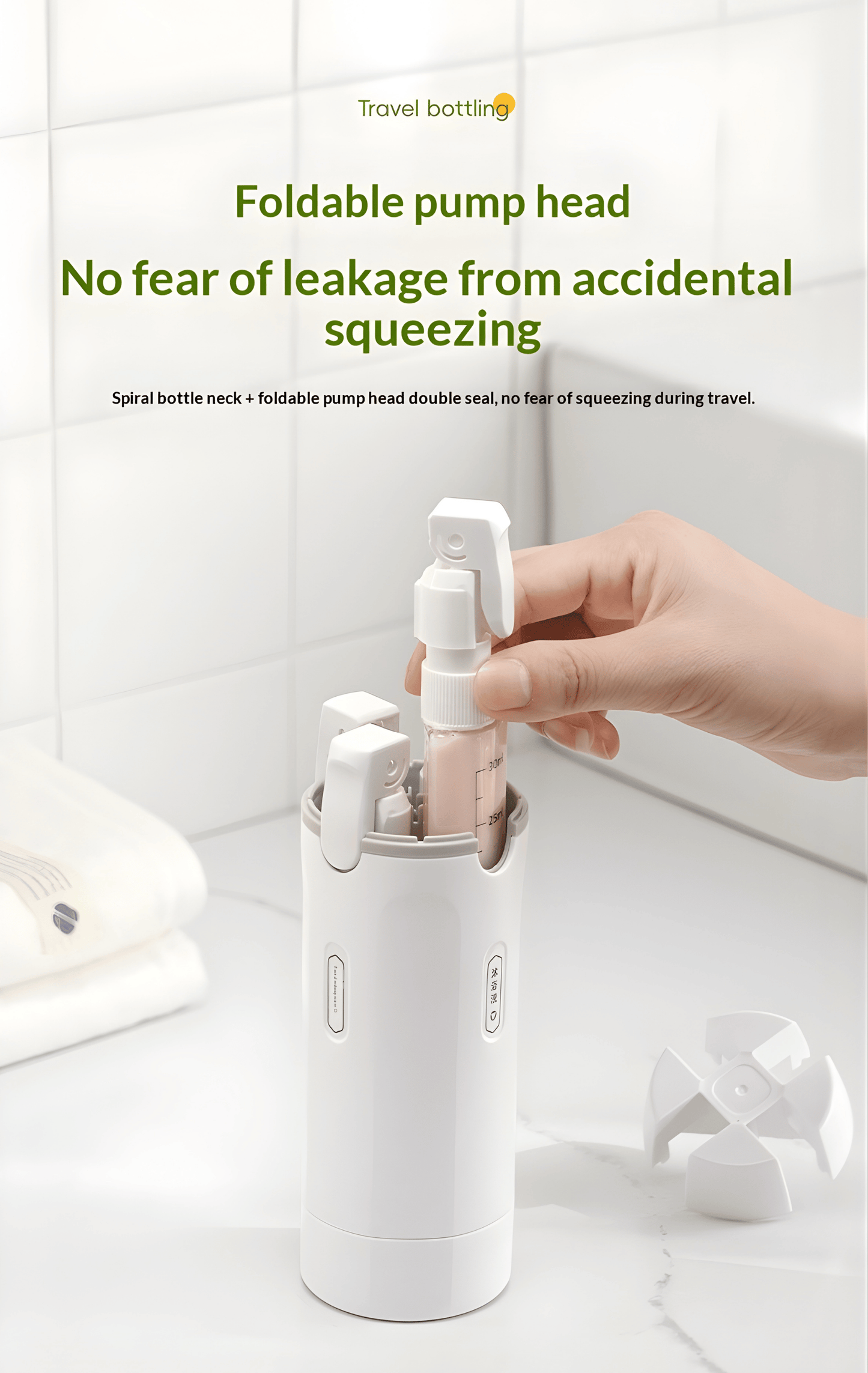 NomadFill 4-in-1 Travel Dispenser Set
