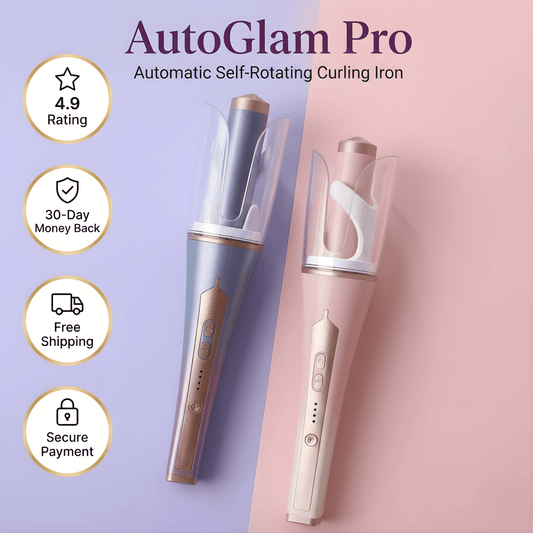 AutoGlam Pro — Self-Rotating Curling Wand