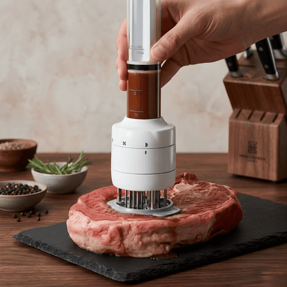 Premium Meat Marinade Injector - Professional Grade Stainless Steel