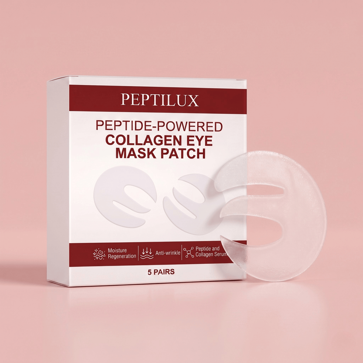 PEPTILUX — Peptide-Powered Collagen Eye Mask Patch