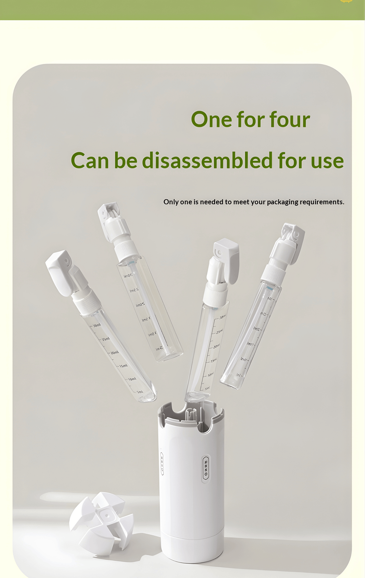 NomadFill 4-in-1 Travel Dispenser Set