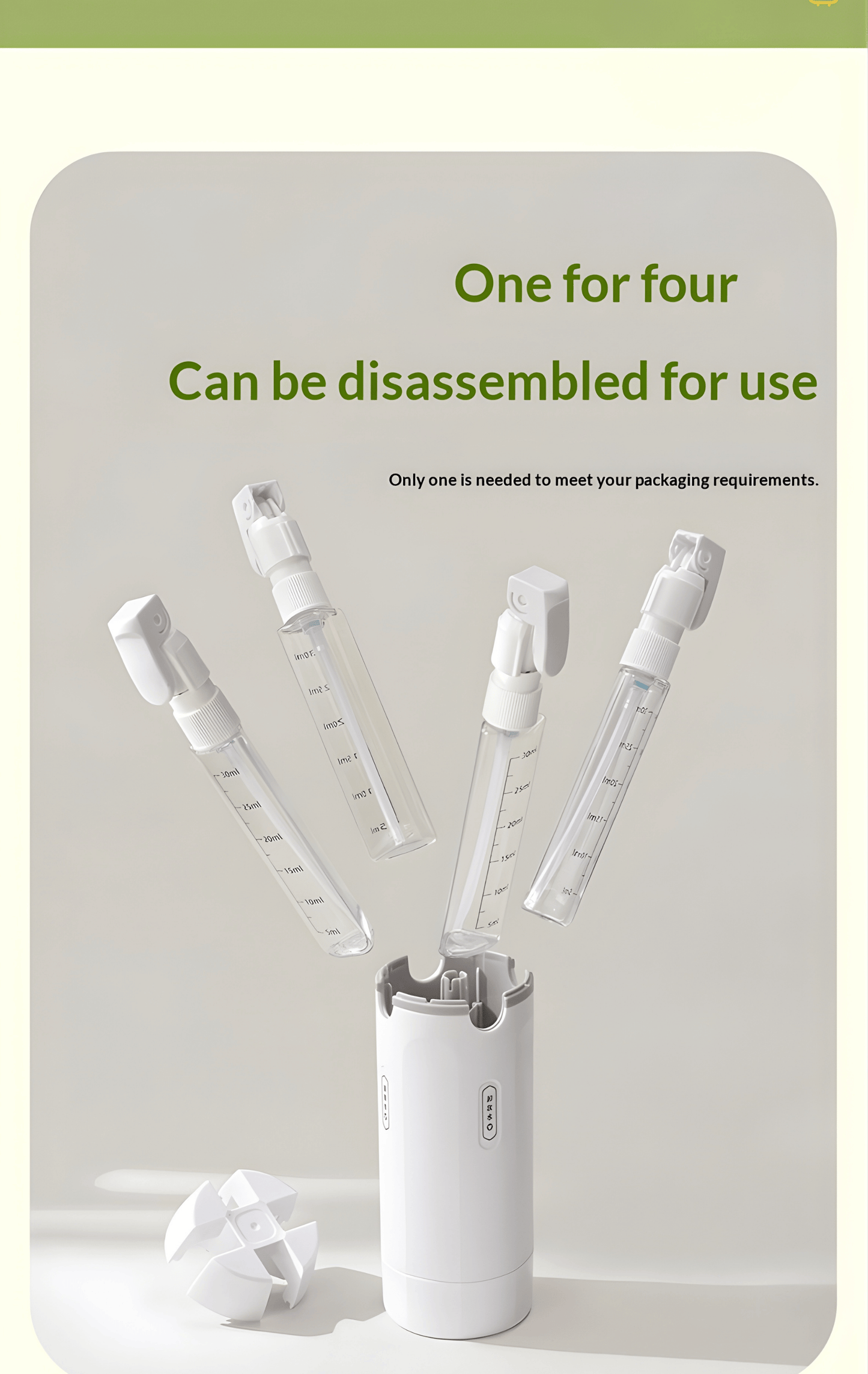 NomadFill 4-in-1 Travel Dispenser Set