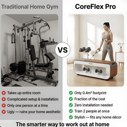 CoreFlex Pro — Multifunctional Pilates Chair & Home Gym Station