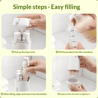 NomadFill 4-in-1 Travel Dispenser Set