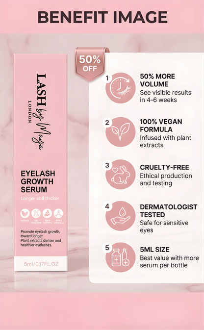 LUXE LASH by Maya - Premium Eyelash Growth Serum