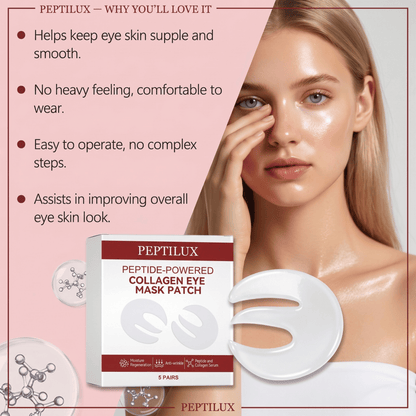 PEPTILUX — Peptide-Powered Collagen Eye Mask Patch
