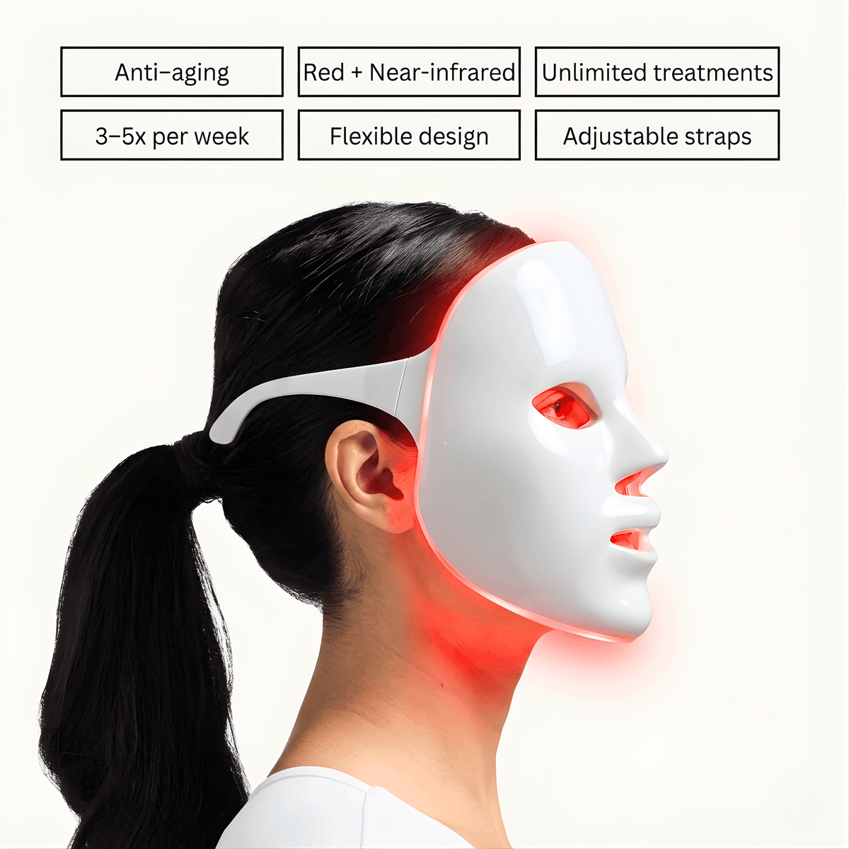 LumiGlow™ - Red Light Therapy Face Mask