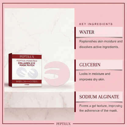 PEPTILUX — Peptide-Powered Collagen Eye Mask Patch