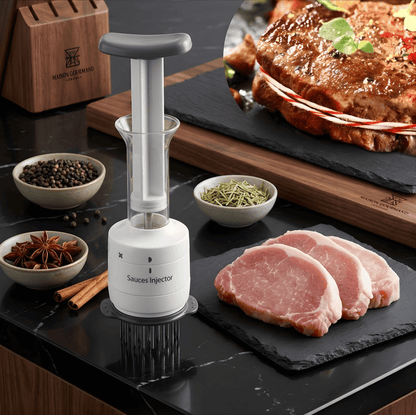 Premium Meat Marinade Injector - Professional Grade Stainless Steel