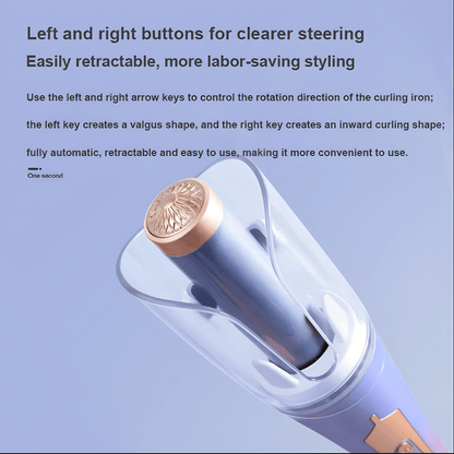 AutoGlam Pro — Self-Rotating Curling Wand