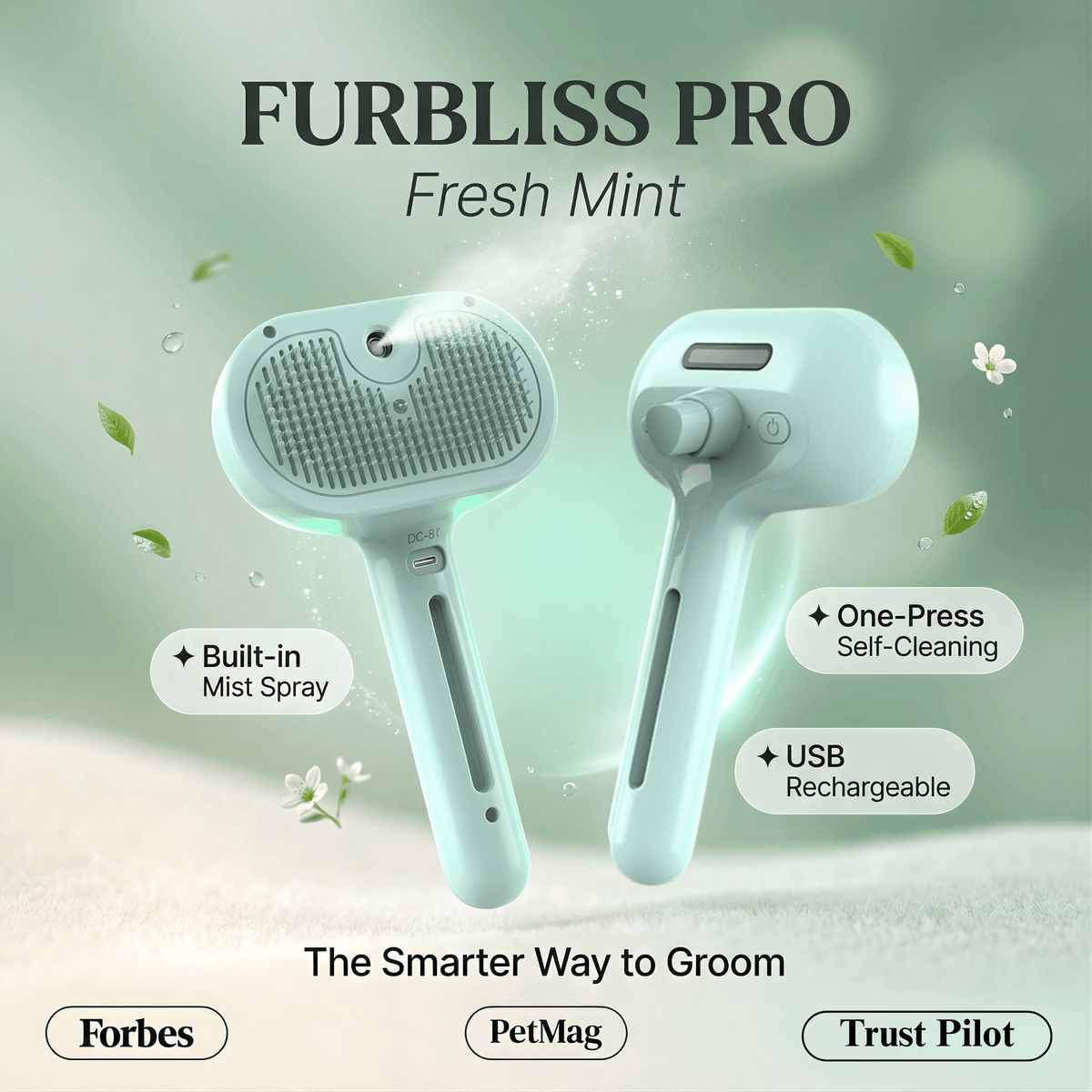 FurBliss Pro Grooming Comb