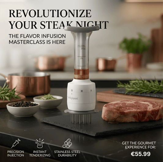 Premium Meat Marinade Injector - Professional Grade Stainless Steel