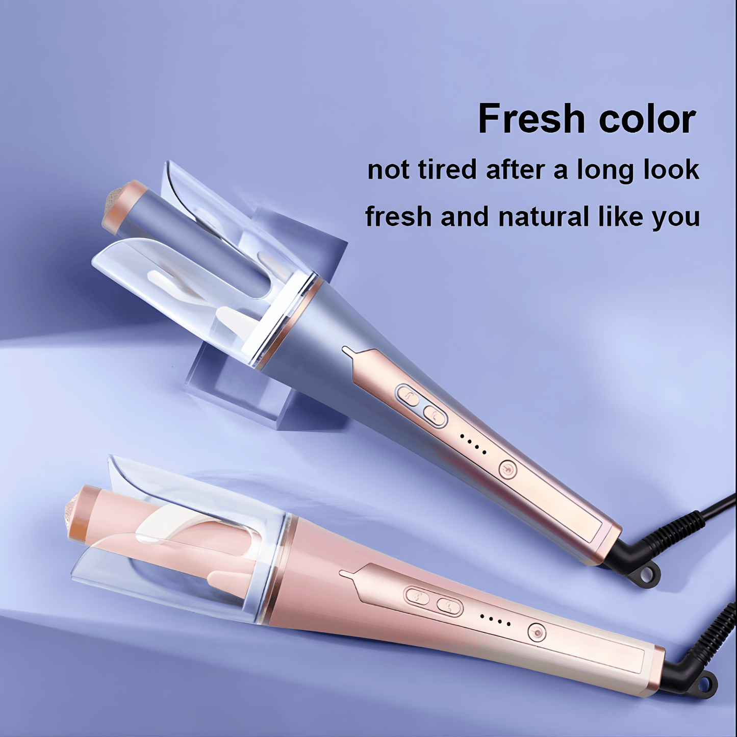 AutoGlam Pro — Self-Rotating Curling Wand