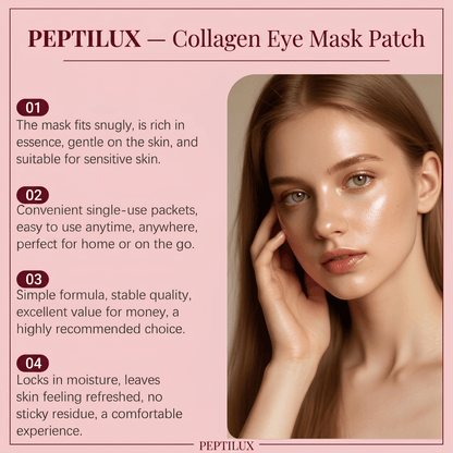 PEPTILUX — Peptide-Powered Collagen Eye Mask Patch