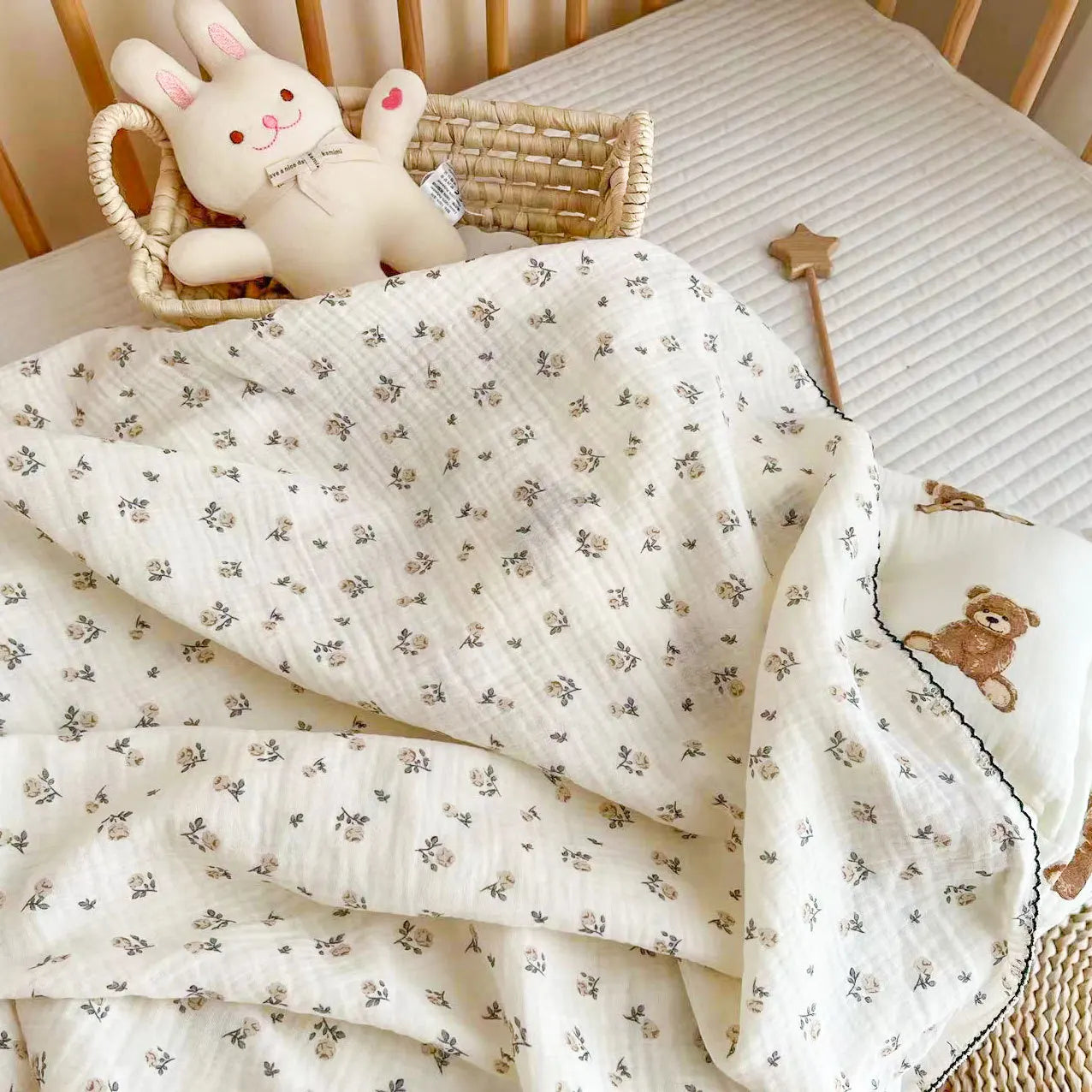 Floral Whisper Baby Wrap