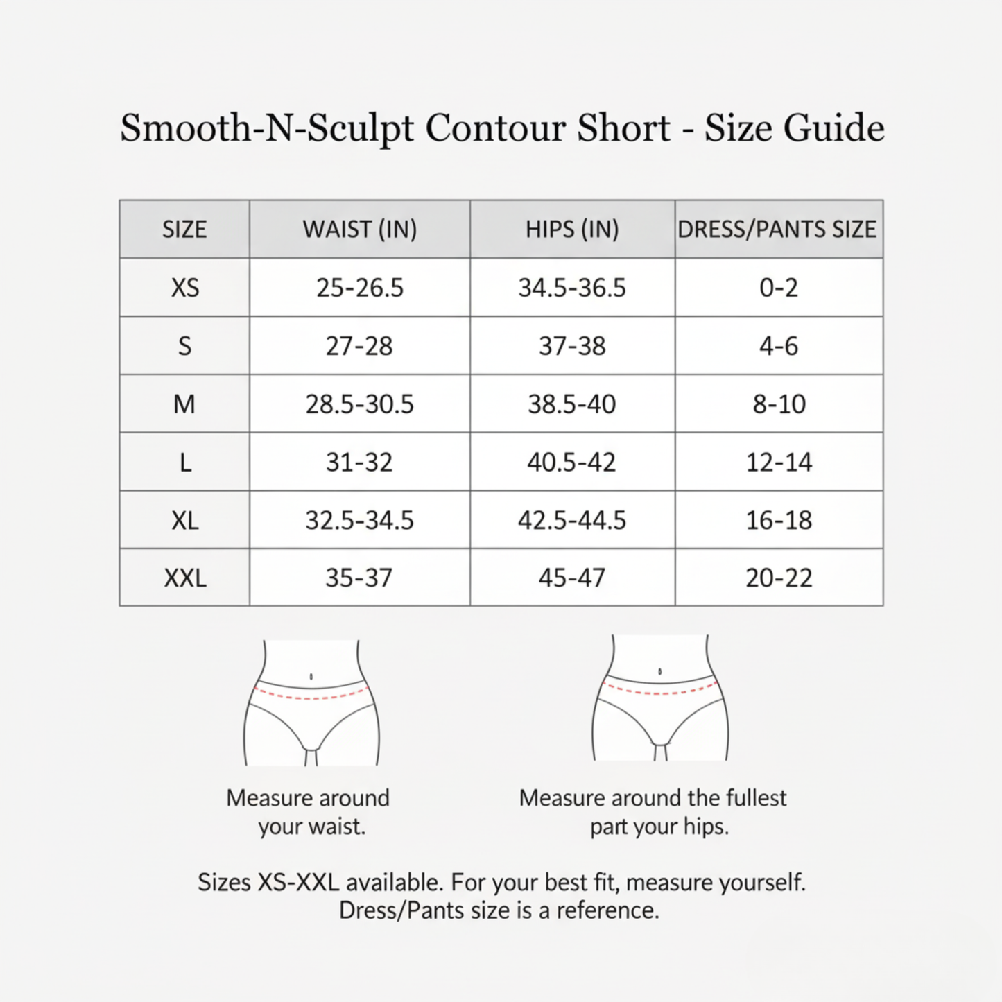 Smooth-N-Sculpt Contour Short